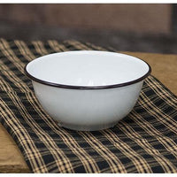Thumbnail for Black Rim Enamel Cereal Bowl - The Fox Decor