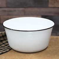 Thumbnail for Black Rim Enamel Mixing Bowl - The Fox Decor