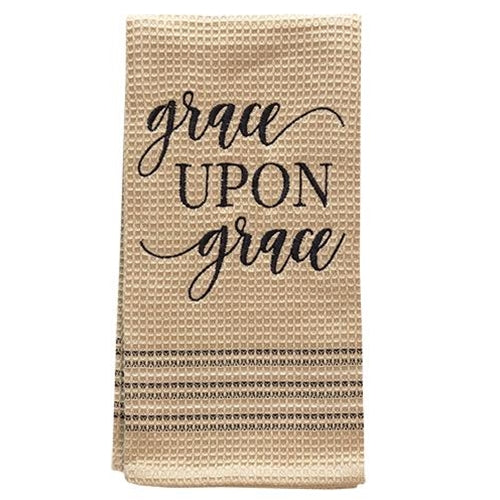 Grace Upon Grace Dish Towel 20x28