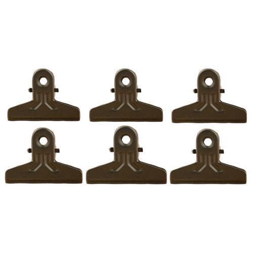 6 Set Black Clips - The Fox Decor