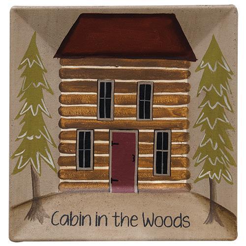 Cabin in the Woods Plate - The Fox Decor