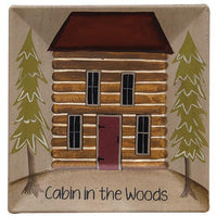 Cabin in the Woods Plate - The Fox Decor