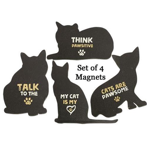 4 Set Cat Magnets - The Fox Decor