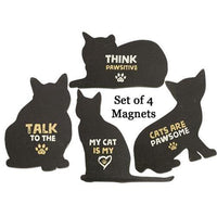 4 Set Cat Magnets - The Fox Decor