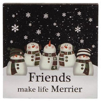 2 Set Friends Make Life Merrier Blocks - The Fox Decor