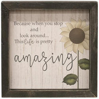 Thumbnail for Life Is Amazing Framed Sign - The Fox Decor
