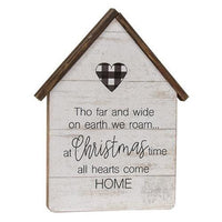 Thumbnail for Home Buffalo Check Heart House 2 Asstd - The Fox Decor