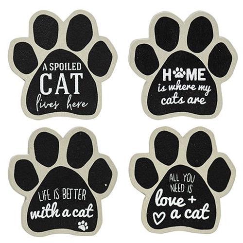 4 Set Cat Paw Magnets - The Fox Decor