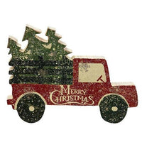 Merry Christmas Tree Truck Chunky Sitter - The Fox Decor