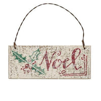 3 Set Xmas Words Ornaments - The Fox Decor