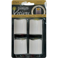 Thumbnail for 4 Pk - LED Timer Votives - The Fox Decor