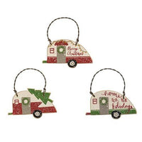3 Set Camper Ornaments - The Fox Decor