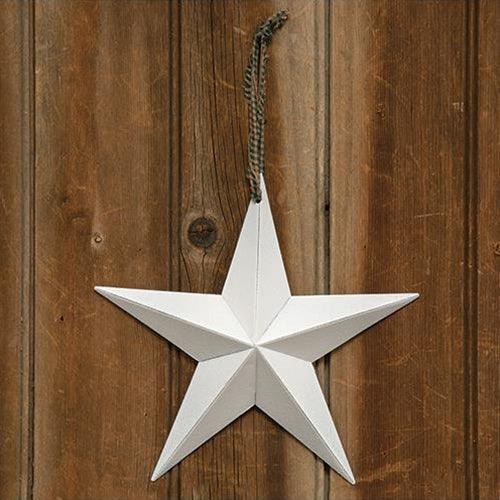 Farmhouse White Barn Star 8 - The Fox Decor