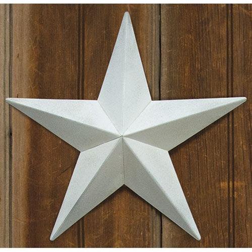Farmhouse White Barn Star 12 - The Fox Decor