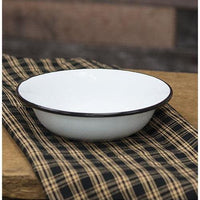 Thumbnail for Black Rim Enamel Soup Bowl - The Fox Decor