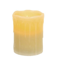 4 Ivory Drip Timer Pillar - The Fox Decor
