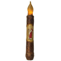 Thumbnail for 6 Burnt Mustard Santa Timer Taper - The Fox Decor