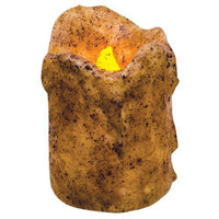 Thumbnail for 4 Burnt Ivory Dripped Timer Pillar - The Fox Decor