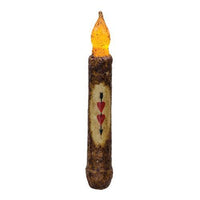 Thumbnail for 6 Burnt Mustard Heart Timer Taper - The Fox Decor