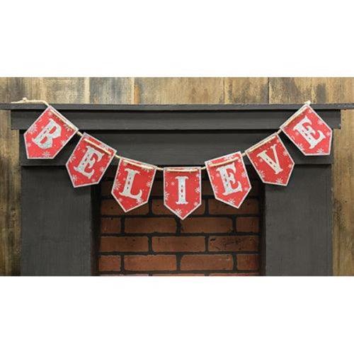 Believe Metal Garland - The Fox Decor