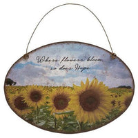 Sunflower Metal Wall Hanger - The Fox Decor
