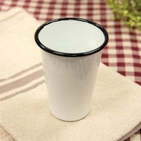 Black Rim Enamel Tumbler - The Fox Decor
