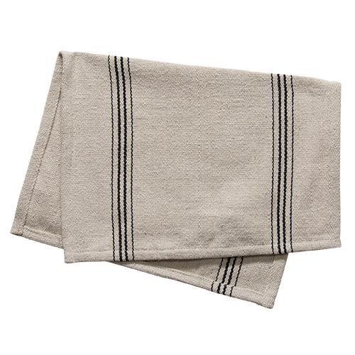 Black Stripe Placemat - The Fox Decor