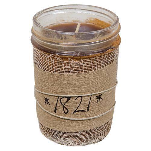 1821 Jar Candle 8oz - The Fox Decor
