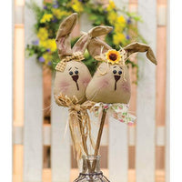 Thumbnail for Bunny Head Pick 2 Asstd - The Fox Decor