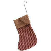 Thumbnail for Gingham Stocking Ornament - The Fox Decor