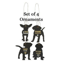 4 Set Dog Ornaments - The Fox Decor