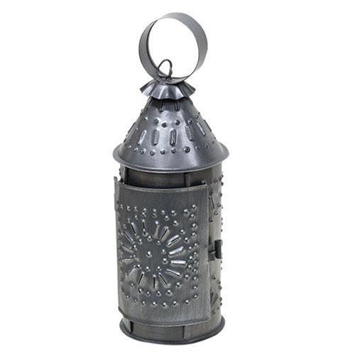Revere Lantern in Antiqued Tin - The Fox Decor