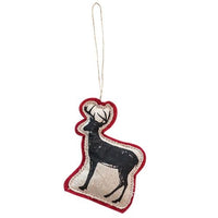Thumbnail for Printed Felt Reindeer Ornament