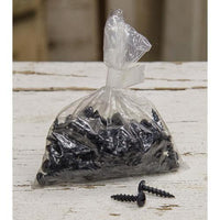 100 Pkg Black Screws- #6 Phillips Round Head- 5 8 - The Fox Decor