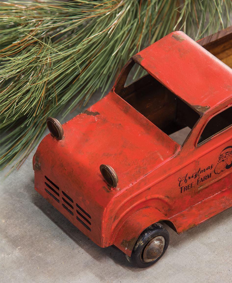 Vintage Red Truck Christmas Decor - The Fox Decor