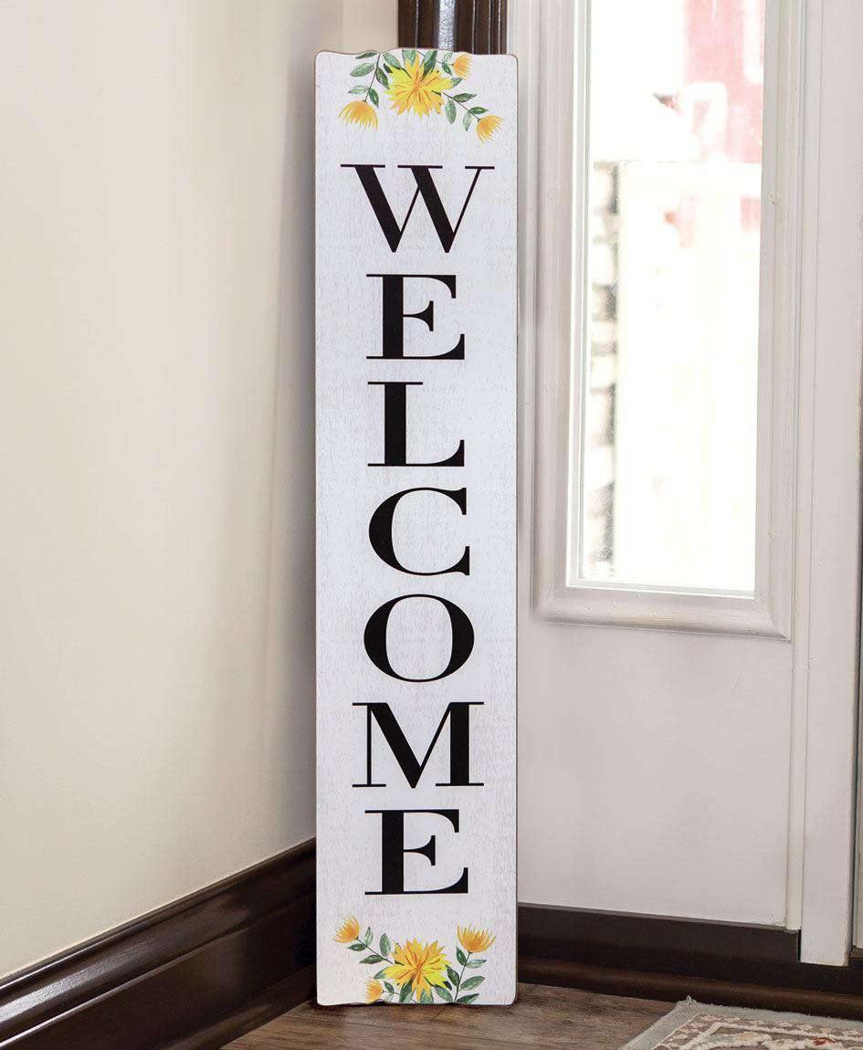 Spring Florals Welcome Sign - The Fox Decor