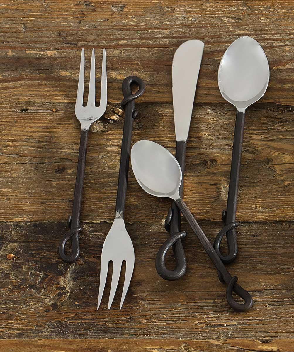 Forged Loop Five Piece Place Set - Park Designs - The Fox Decor