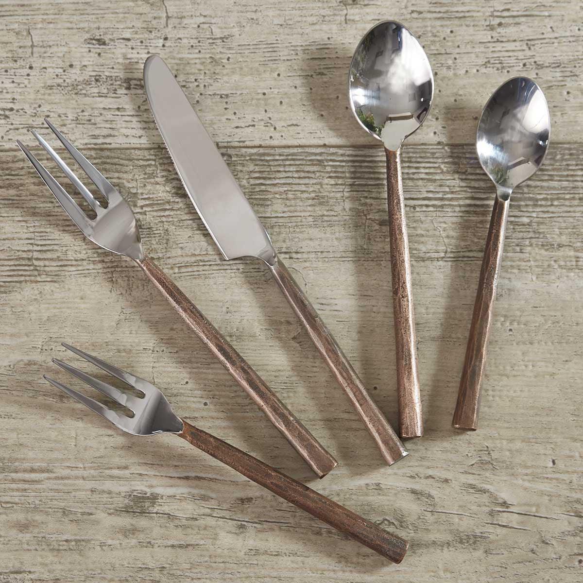Copper Handle Five Piece Place Setting - Park Designs - The Fox Decor