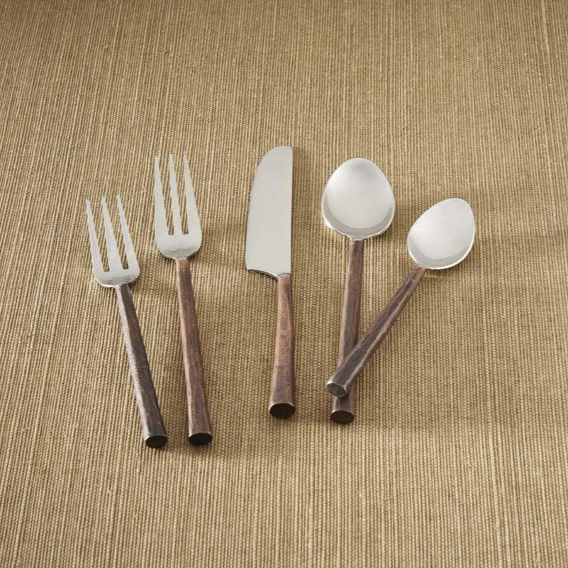 Copper Handle Five Piece Place Setting - Park Designs - The Fox Decor