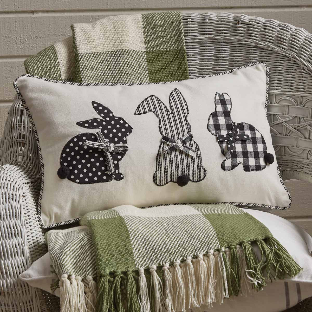 Cotton Tails 12" x 20" Pillow Cover - Park Designs - The Fox Decor
