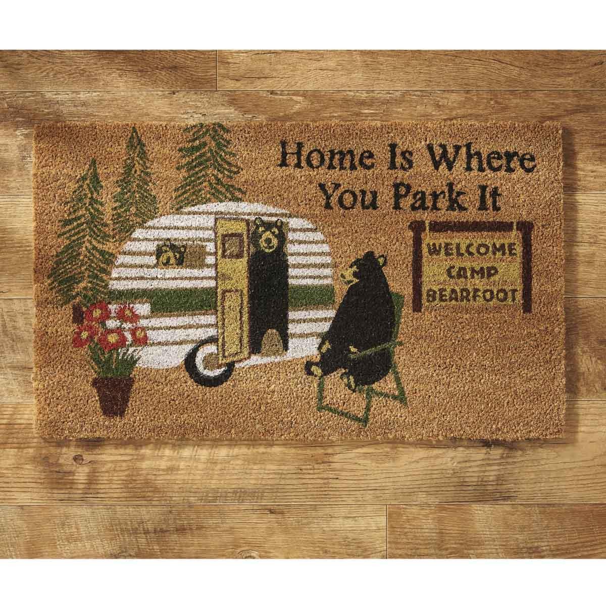 Home Is Where You Park Door Mat - Park Designs