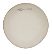Thumbnail for Villager Salad Plates - Cream w/Fork Set of 4 Park Designs - The Fox Decor