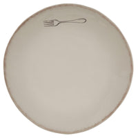 Thumbnail for Villager Salad Plates - Cream w/Fork Set of 4 Park Designs - The Fox Decor