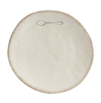 Thumbnail for Villager Salad Plates - Cream w/Spoon Set of 4 Park Designs - The Fox Decor