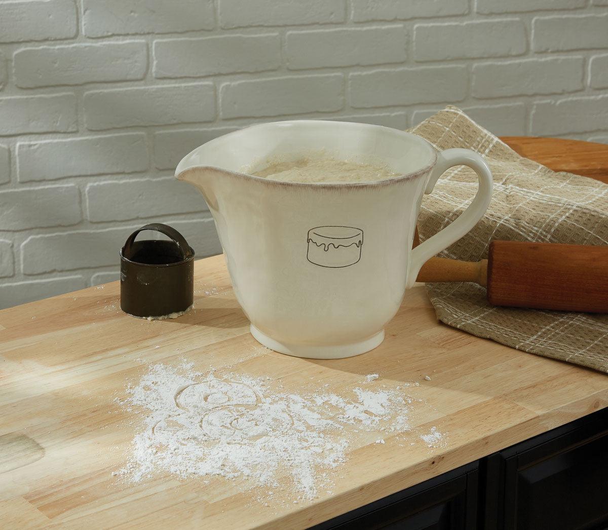 Villager Batter Bowl - Cream Park Designs - The Fox Decor