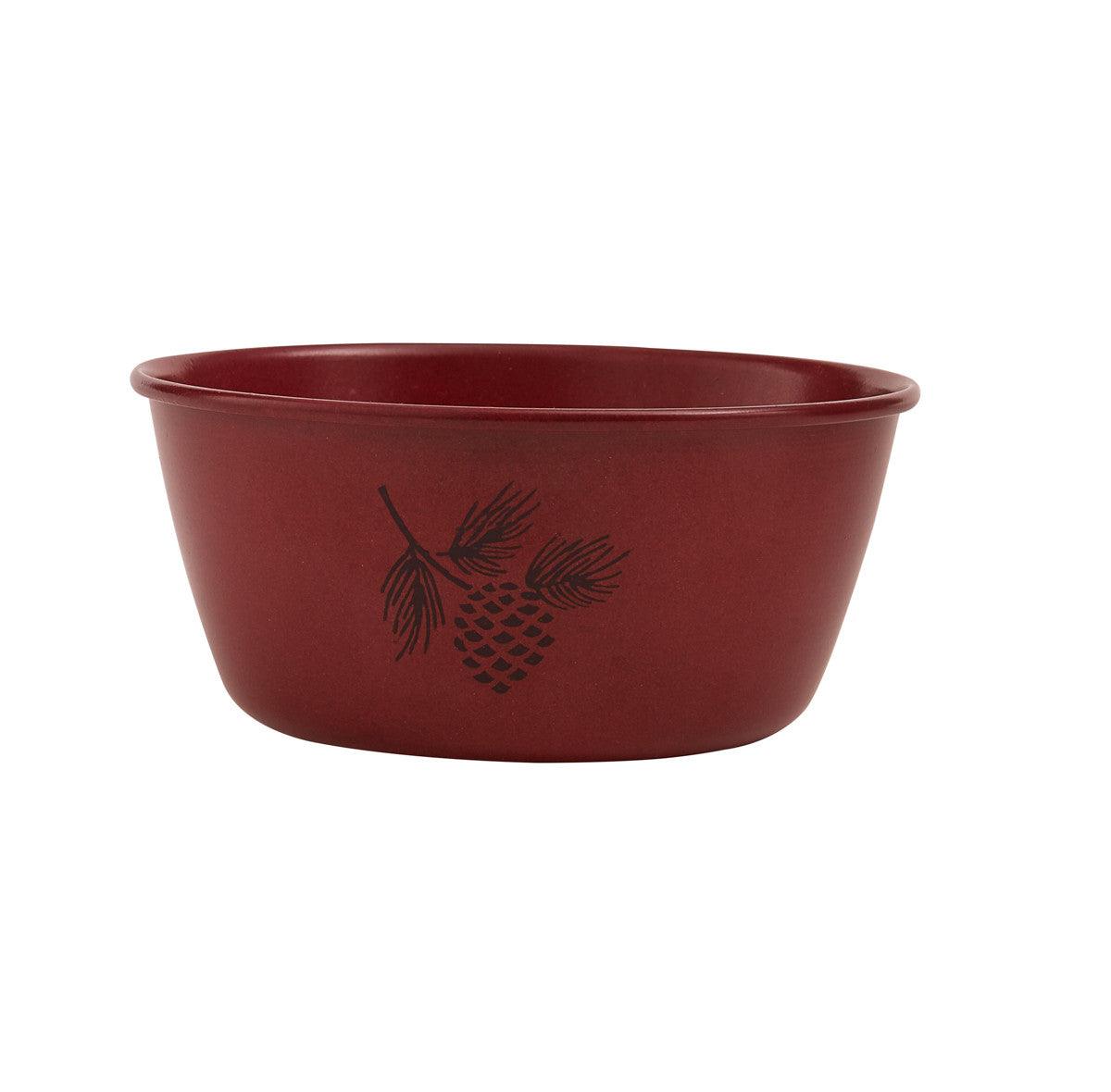 Linville Enamel Bowls - Pinecone Set of 4 Park Designs - The Fox Decor