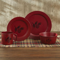 Thumbnail for Linville Enamel Bowls - Pinecone Set of 4 Park Designs - The Fox Decor