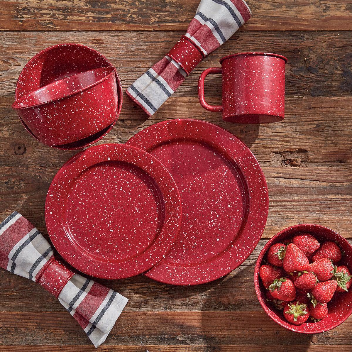 Granite Enamelware Red - Mugs Set of 4 Park Designs - The Fox Decor