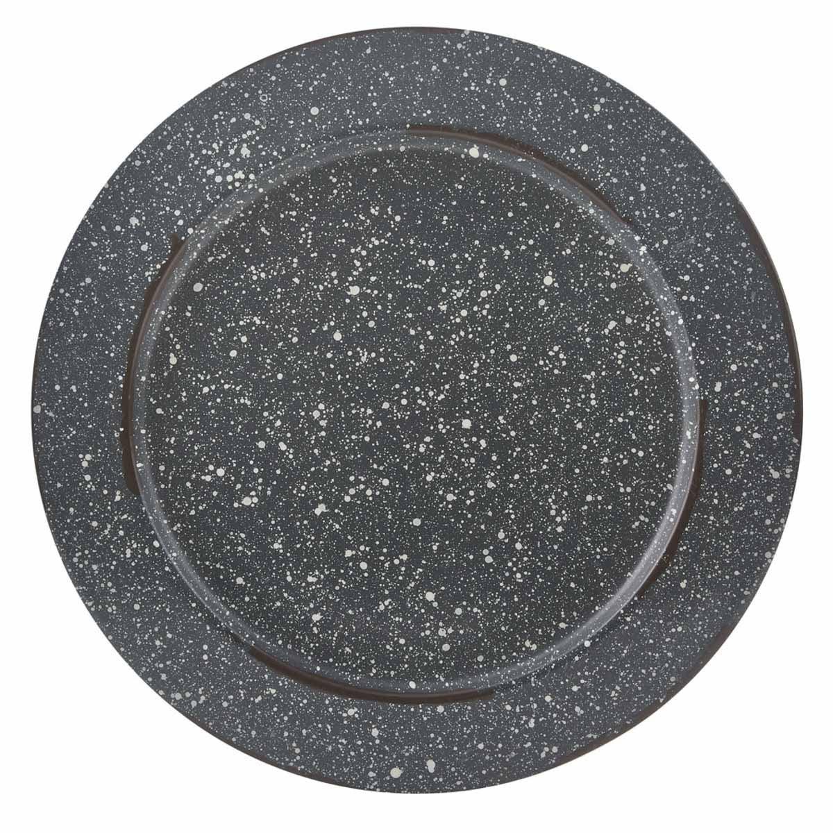 Granite Enamelware Gray - Charger Park Designs - The Fox Decor