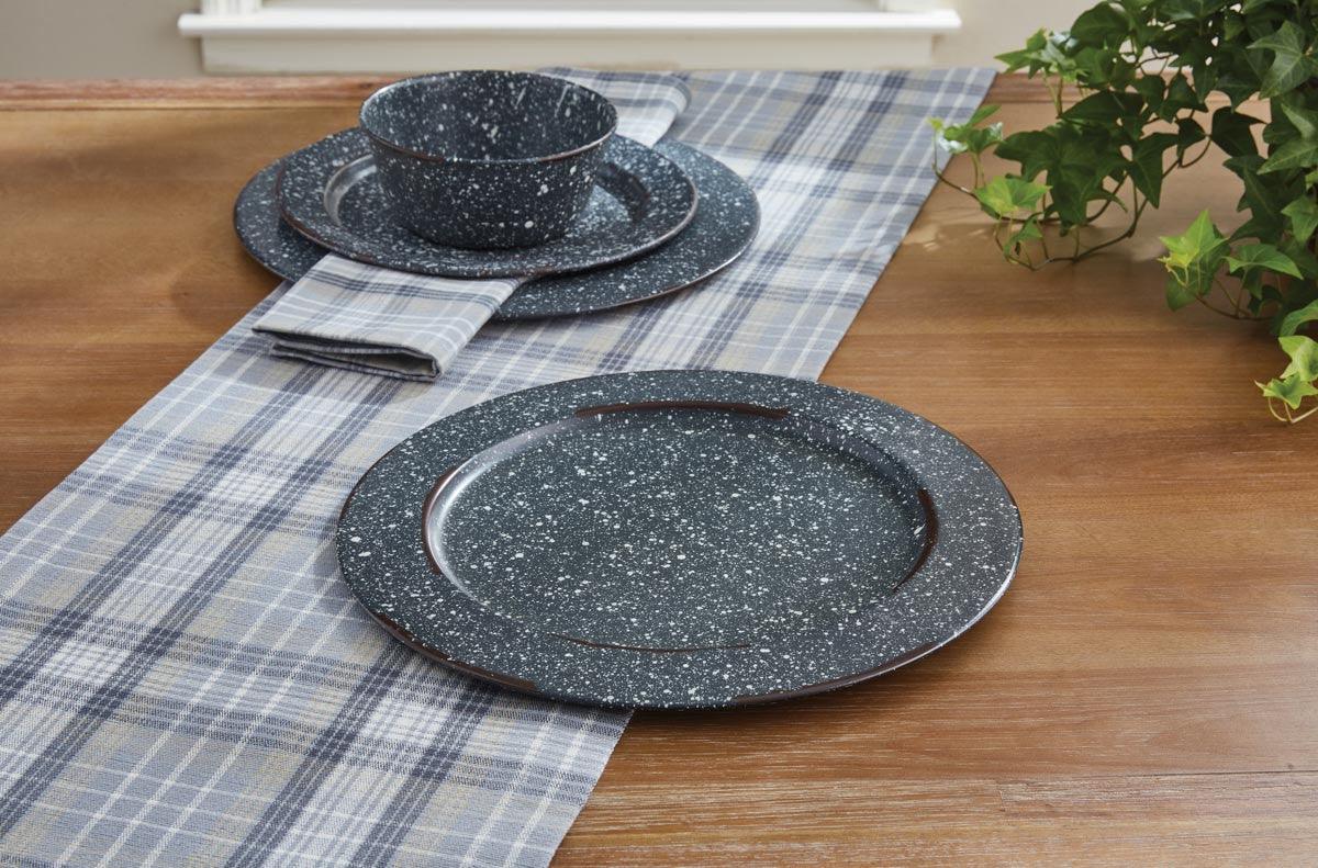 Granite Enamelware Gray - Charger Park Designs